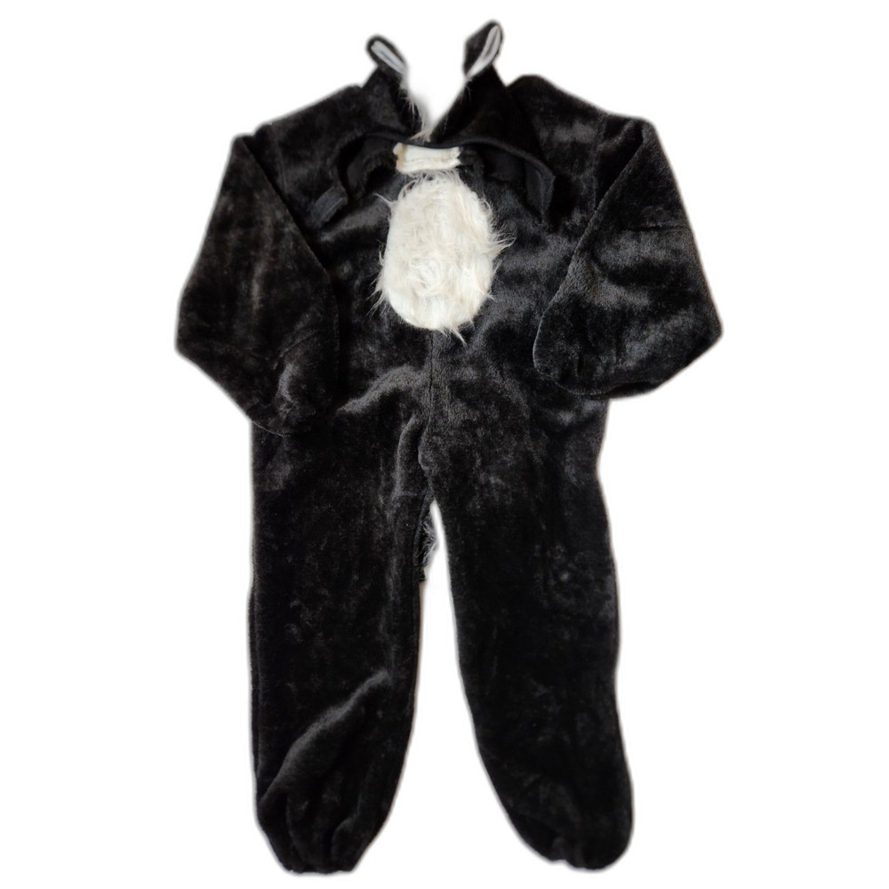 Youth Medium Skunk Costume 2‑Piece Halloween Outfit